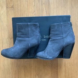 Rag & Bone Grey Suede Heels